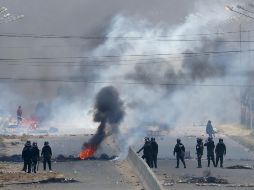 El 19 de noviembre, fuerzas armadas reprimieron una manifestación de simpatizantes de Evo Morales en la planta de Senkata, en El Alto. AP/ARCHIVO