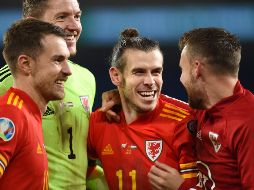 Bale (c), que lleva casi un mes y medio sin jugar con el Real Madrid, fue una de las figuras destacadas. EFE/P. Powell