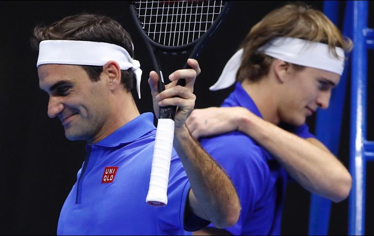Roger Federer jugaría su primer partido en México ante el alemán Alexander Zverev. EFE / A. Valdés