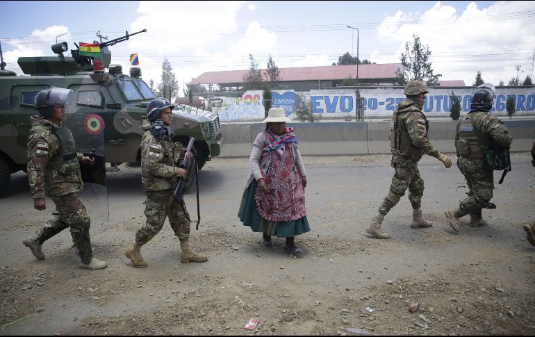 Bolivia es sacudida por fuertes protestas desde hace semanas. EFE / R. Sura