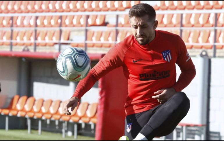 ''HH'' subrayó la importancia de pensar partido a partido en la campaña, plan que ayudará al equipo en su lucha por los objetivos trazados. TWITTER / @Atleti
