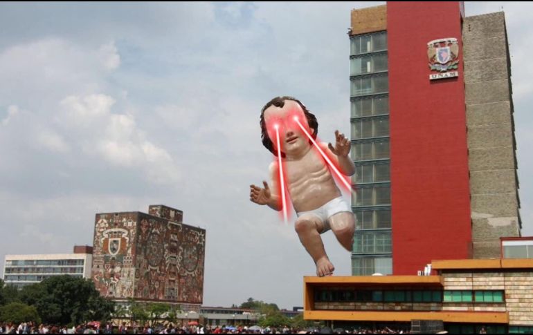 La escultura fue construida en el Estado de México, y tuvo un coste de 218 mil 800 pesos. ESPECIAL