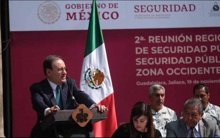 Alfonso Durazo Montaño defendió su hipótesis sobre un probable punto de inflexión en la incidencia de homicidios. TWITTER/AlfonsoDurazo