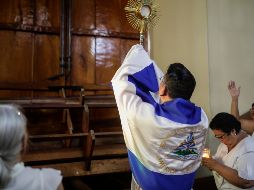 El bloqueo al templo para impedir que se les entregara ayuda a las manifestantes generó duras críticas al gobierno de Daniel Ortega. AP/A. Zúñiga