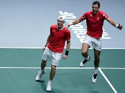 Los canadienses, que han participado en la Copa Davis desde 1913, se enfrentarán en la final con el ganador del duelo entre Gran Bretaña y el anfitrión España. AFP / J. Soriano