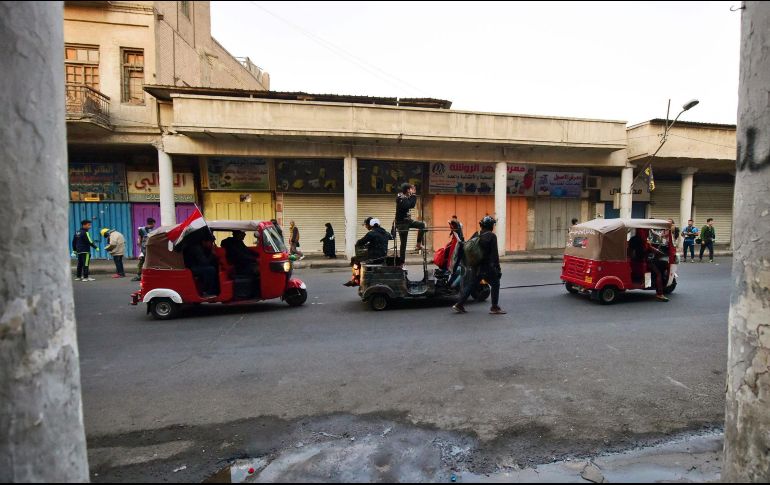 La lucha se ha centrado en la calle Rasheed y comenzó el jueves; desde entonces, las protestas se han recrudecido. EFE/M. Lateef