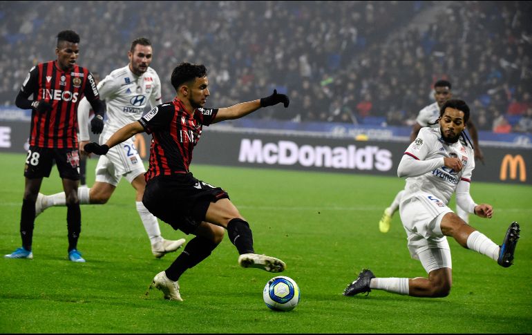 El técnico del Lyon, Rudi Garcia, se mostró satisfecho con el trabajo del equipo. AFP/J. Phillipe