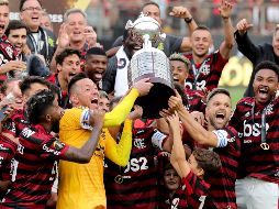 River Plate manejó el partido con orden e inteligencia, pero no supo liquidar el duelo y la ráfaga de Flamengo fue fulminante. AP/E. Arias