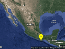 El epicentro se localizó a a 35 kilómetros al suroeste de San Pedro Pochutla, Oaxaca. ESPECIAL/SSN