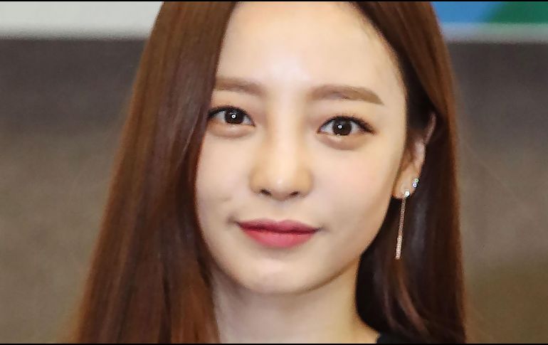 Goo Hara. de 28 años, es una ex integrante del grupo de K-pop Kara. AFP / Yonhap