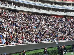 Unas 4 mil 500 personas despidieron a Jorge Vergara en el Estadio Akron. EL INFORMADOR / J. Robles