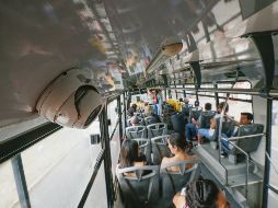 Expertos piden sistemas de videovigilancia en el transporte público con la intención de que el monitoreo disminuya los robos. EL INFORMADOR / F. Atilano