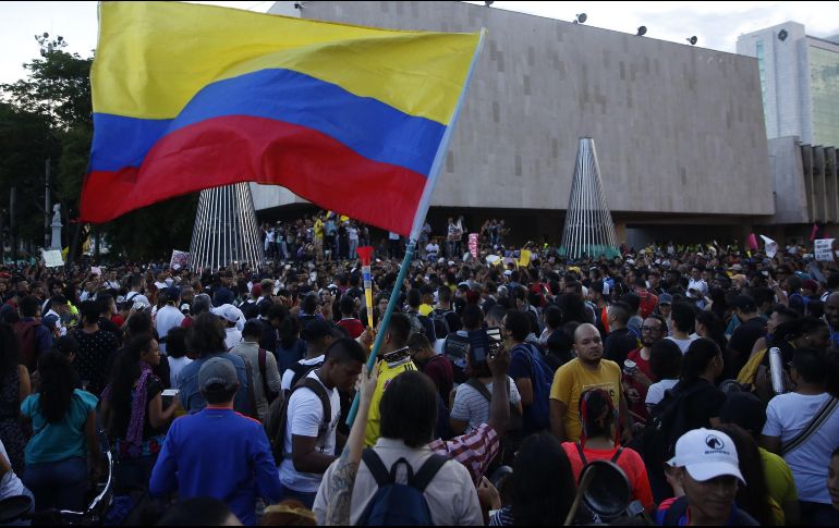 Los manifestantes rechazan al mandatario. EFE