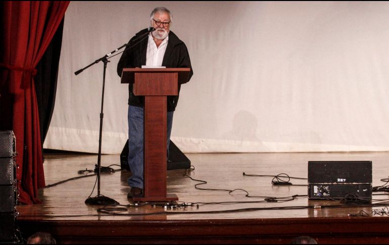 El subsecretario de Derechos Humanos de la Segob realizó las declaraciones al término de la ceremonia de inhumación de Valentín Campa. NTX/R. Solis