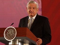 91126002. Ciudad de México, 26 Nov 2019 (Notimex-Romina Solis).-  El presidente Andrés Manuel López Obrador, presenta el plan de infraestructura en la conferencia matutina del día de hoy. Ciudad de México, 26 de noviembre de 2019. NOTIMEX/FOTO/ROMINA SOLIS/RSF/POL/4TAT Conferencia Matutina 26/11/2019