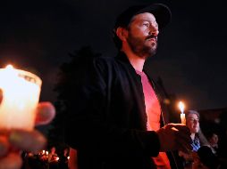 Luna estuvo presente durante la velada que se llevó a cabo por motivo del Día Internacional de la Eliminación de la Violencia contra las Mujeres en el Monumento a la Revolución. AP / M.Ugarte