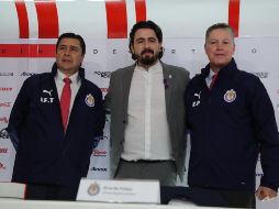 ''En esta institución a partir de ahora se va a hablar de Campeonatos, se va a hablar de Liguillas, se acabó el tema de cocientes'', dijo Peláez en rueda de prensa. TWITTER / @Chivas