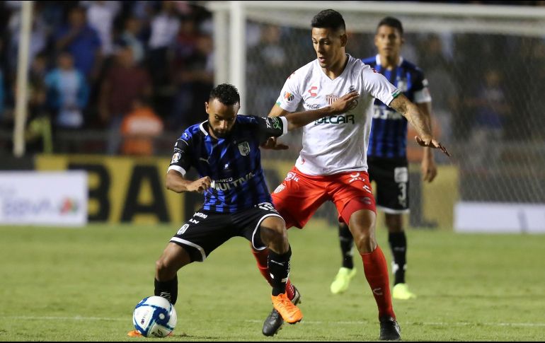 Mauro Quiroga, de Necaxa, es el jugador que ha participado en más goles en el Apertura 2019; lo hizo en 17, con 12 anotados y cinco asistidos. IMAGO7