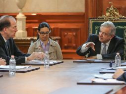 A través de sus redes, el Mandatario compartió una imagen del encuentro. TWITTER/@lopezobrador_