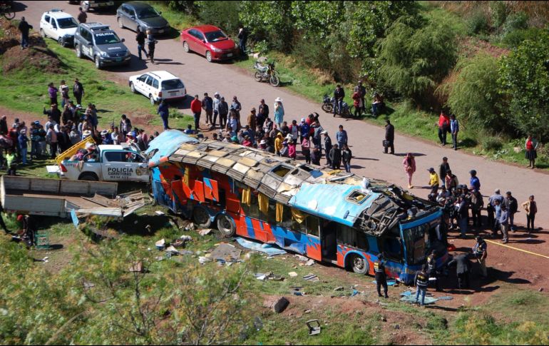 Perú registra anualmente un alto índice de accidentes viales debido al estado de las carreteras del país. AP/J. Carlos