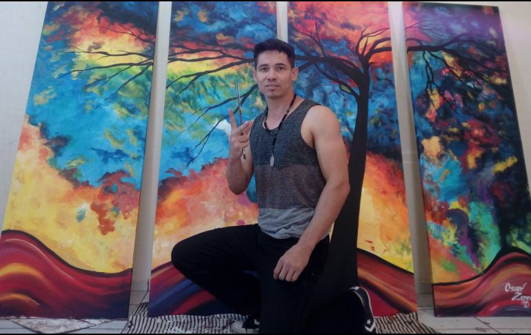 El artista también se dedicaba a la actividad de bienes y raíces. FACEBOOK/Oscar Gabriel Zepeda