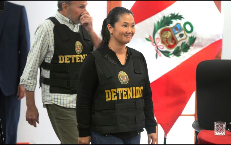 Keiko Fujimori es investigada por los presuntos aportes de la empresa Odebrecht a sus campañas electorales de 2011 y 2016. AP/M. Mejía