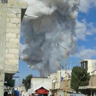 Explota polvorín en Tultepec, Estado de México