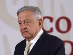 El Presidente López Obrador participa este viernes en su conferencia matutina, en Ciudad de México. EFE/S. Gutiérrez