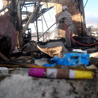 Confirman muerte de padre y bebé en explosión de polvorín en Tultepec