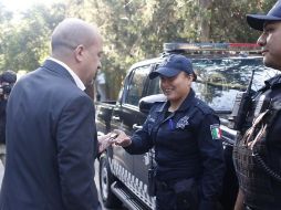 Del Toro destaca que es solo con la colaboración de la ciudadanía como se puede resolver el problema de la seguridad de fondo. ESPECIAL/ Ayuntamiento de Guadalajara