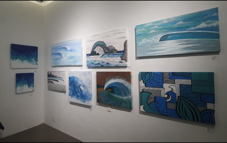 El artista Mister Escobar explora las diferentes formas del agua a través de su arte. EL INFORMADOR/J. Pérez