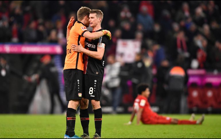 Con el trinfo, el Leverkusen llegó a 22 unidades en la Bundesliga. EFE / L. Barth - Tuttas
