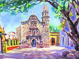 Uno de los espacios religiosos más peculiares de Jalisco -si no es que de México-, es el llamado “templo de arena”, aunque su nombre oficial es el Templo de Nuestra Señora de Lourdes. ESPECIAL / J. Monroy