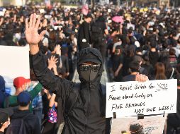Hong Hong registra una serie de manifestaciones que comenzaron el 9 de junio a raíz de un polémico proyecto de ley de extradición. EFE / M. Candela
