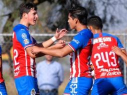 Las Chivas sub-17 había iniciado el partido con una desventaja, sin embargo se recuperó. TWITTER / @Chivas