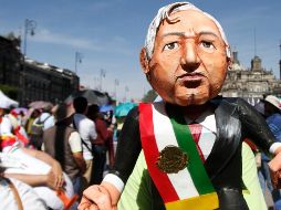 Durante su discurso, López Obrador señaló que no le han declarado la guerra a nadie, solamente a la corrupción y a la impunidad. NTX / R. Solís