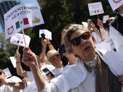 López Obrador señala que la oposición tiene garantizado el derecho de manifestación, porque es una libertad fundamental. EFE / S. Gutiérrez