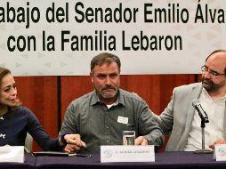 Integrantes de la familia LeBarón asistieron este martes al Senado de la República, en donde entablaron dialogo con diversas bancadas parlamentarias. NTX/J. Lira