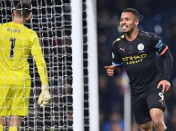 El brasileño Gabriel Jesus marcó los primeros dos goles de su equipo. AFP/P. Ellis