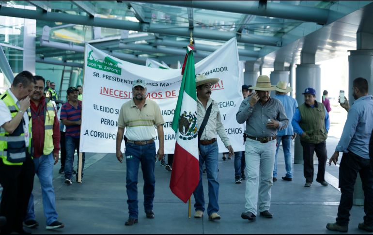 El GAP estimó en más de 40 MDP las pérdidas durante los últimos tres años por la toma del estacionamiento por parte de ejidatarios de El Zapote. EL INFORMADOR/Archivo