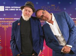 Frank Miller y Thomas Wheeler. Ambos escritores se unieron para dar forma a “Maldita”. ESPECIAL/FIL