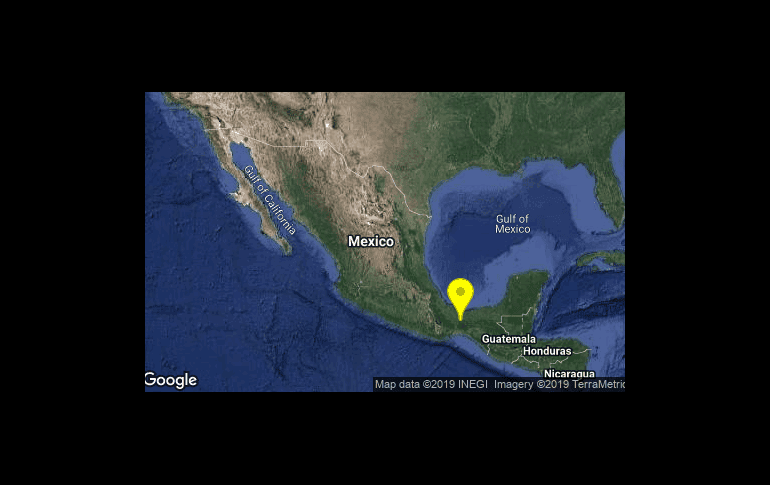 Varios municipios veracruzanos percibieron el sismo de esta tarde. ESPECIAL/SSN