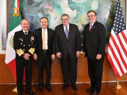 Según un comunicado, en la reunión se intercambiaron de forma respetuosa puntos de vista sobre las prioridades en materia de seguridad para ambas partes. TWITTER/@SRE_mx