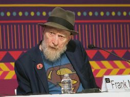 Frank Miller. El director y guionista durante la presentación de su nueva novela. ESPECIAL/FIL