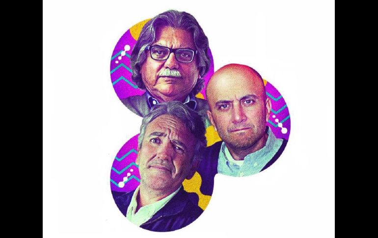 El trío de creativos ha “moldeado” el humor de los tapatíos a través de sus creaciones. EL INFORMADOR/E. Victoria