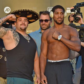 Andy Ruiz y Anthony Joshua cumplen en la báscula