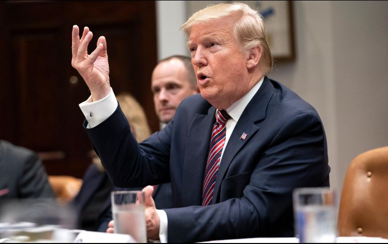 Trump anunció en una entrevista radiofónica su intención de designar a los cárteles mexicanos como organizaciones terroristas extranjeras. EFE/K. Dietsch