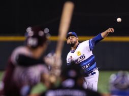 Luego de haber dominado a la ofensiva visitante en el primer capítulo, Marco Tovar perdió el control en la lomita. FACEBOOK/CharrosBeisbolOficial