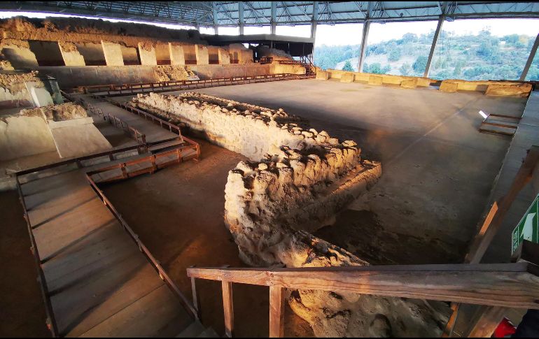 Cima. La acrópolis albergababa los sitios ceremoniales, habitacionales y administrativos. EL INFORMADOR / M. Castillo