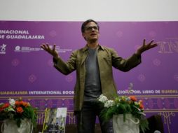 Durante su intervención en el marco de la FIL, Gael García dejó en claro que las posturas no deben quedarse sólo en redes sociales. EL INFORMADOR/F. Atilano